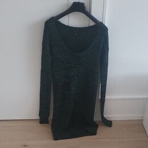 Talula Dark Green Sweater Dress